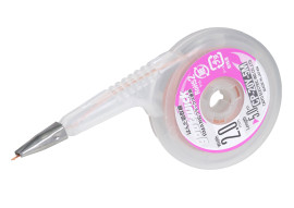 はんだ吸取線（ステンレス口金付）幅2.0mm〈5m巻〉