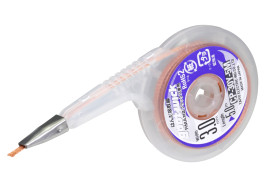 はんだ吸取線（ステンレス口金付）幅3.0mm〈5m巻〉